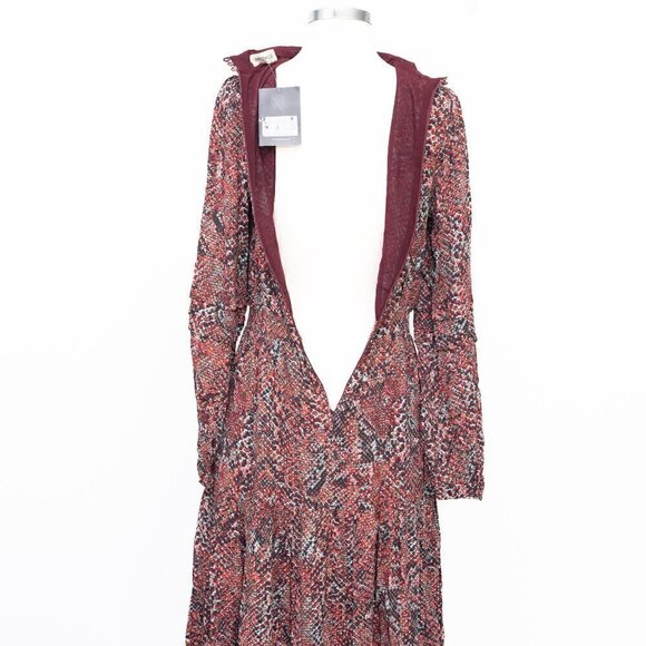 NICHOLAS. Cross Neck Keyhole Eleonor Printed Maxi Dress. - Picture 13 of 16